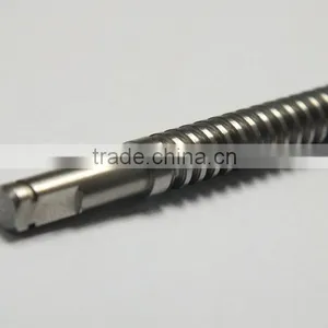 China Supply High Quality & Precision Stainless Steel Worm Shaft With Hardness Treatment thumbnail-2