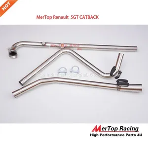 MERTOP RACE Full Exhaust System for Renault 5GT Manifold+Downpipe+cross Over Pipe+Catback thumbnail-5