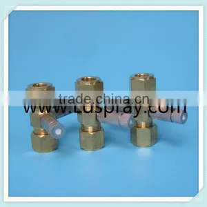 Brass Threaded Ferrule Type 3/8 Through Connector With One Two Holes thumbnail-4