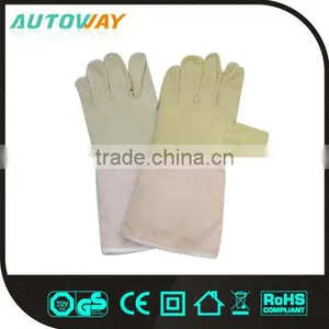 Pig Split Leather/Canvas Gloves Welding thumbnail-1