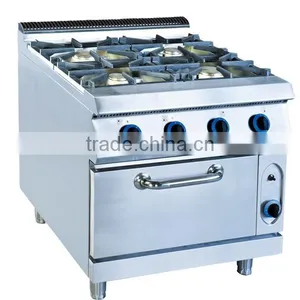 With Electric Oven 4 Burner Gas Cooker Cabinet Gas Stove thumbnail-2