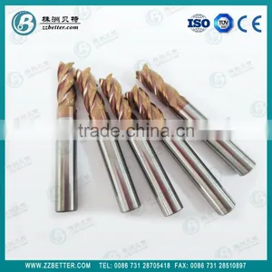 50x4x4mm 4 Flutes Tungsten Carbide End Mill Cutter Straight Shank thumbnail-1