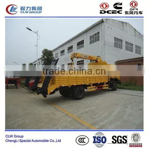 Dongfeng 4*2 4*4 Type 190 Hp Truck With Crane 3 Ton Crane Truck thumbnail-4
