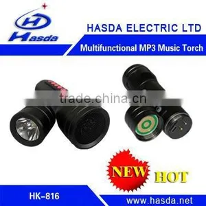 Multifunctional MP3 Music Torch HK-816 thumbnail-1