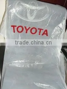 Qingdao Huaxuyang Factory Supply the PE Disposable Car Seat Cover thumbnail-5