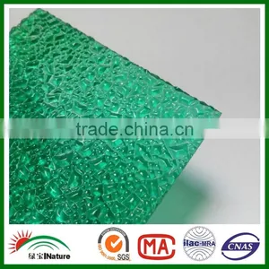 3mm Decoration Board Polycarbonate Embossed Sheet for Bathroom.2017 Plastic Colorful Embossed Sheet.PC Big&small Diamonad Sheet. thumbnail-1