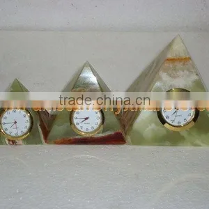 The Most Beautiful WholeSale 2017 New Design CLOCKS ONYX MARBLE HANDICRAFTS thumbnail-3