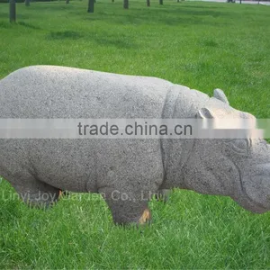 Granite Stone Sculpture Hippo thumbnail-1