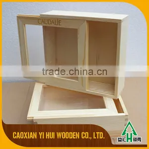 Ancient Style Middle Size Plain Wooden Box thumbnail-4