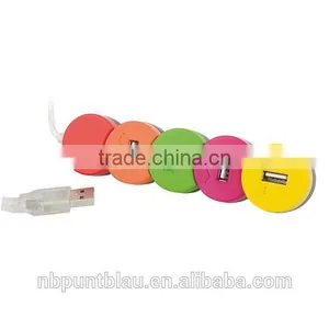 Portable High Speed 4 Ports USB Hub thumbnail-1
