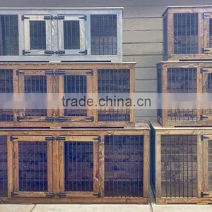 Indoor Wooden Dog Cage , Bedside Dog House , Dog Furniture thumbnail-4