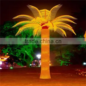 J080406China Supplier Decorative Artificial Light Tree Outdoor Lighted Coconut Palm Trees thumbnail-2