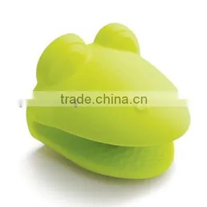 Kitchen Heat Resistant Silicone Ear Pot Holder Cooking Baking Oven Mitts thumbnail-1