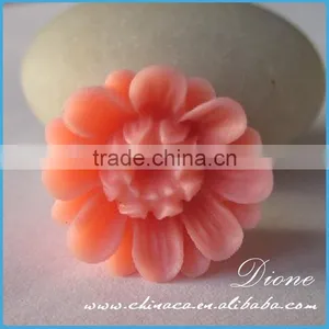 Flat Back Reisn Crafts Resin Flower Pendant Resin Flower Pendant thumbnail-1
