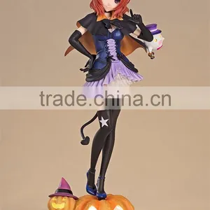 Halloween Theme Pumpkin Love Live Sexy Girl Pile Statue thumbnail-2