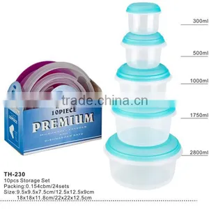 Round Plastic Freshness Preservation Strorage Box and Meal Prep Containers thumbnail-2