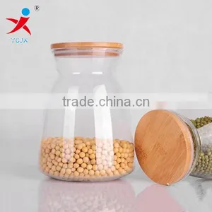 Wholsale High Quality Bamboo Plug Pyrex Glass Bottle thumbnail-1