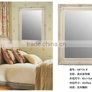 Hand Carved Decorative Wood Mirror Frame thumbnail-1