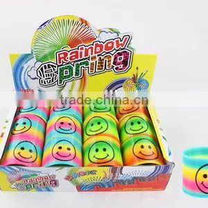 Whosesale Promotional Plastic Magic Rainbow Spring Kids Educational Toys/hot Sale Promotional Gift Magic Rainbow Circle thumbnail-1