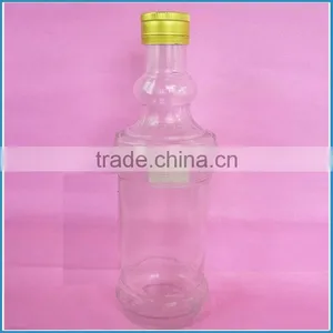 Classic Glass Whisky Bottle in Clear/frost/color thumbnail-1