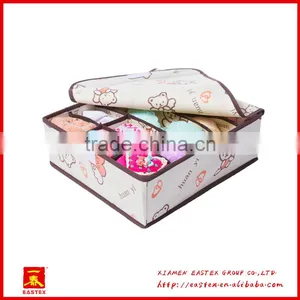 High Quality Non-woven 9 Grid Socks/bra/briefs Storage Box thumbnail-5