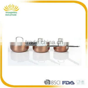 3PCS Pot Cooking Cookware Set With White Ceramic Coating thumbnail-1