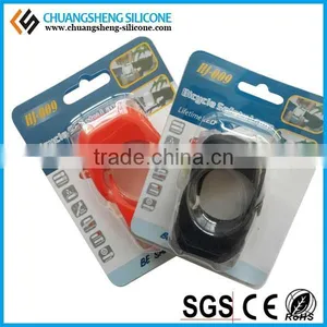 Battery Promotion Lighting Your Road Green Silicone Battery Rear Bike Light thumbnail-6