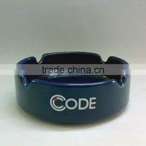 Ceramic White Round Promotion Cigar Ashtray thumbnail-3