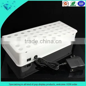 White Plastic Acrylic Ballpoint Pen Display Shelf for Retail Shop thumbnail-4