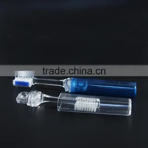 Disposable Travel Hotel Toothbrush Portable Tooth Brushes For Traveller Wholesale thumbnail-1