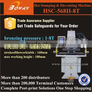 5 in 1 Bronzing Gliding Leather Hot Foil Stamping Embossing Machine Price thumbnail-1