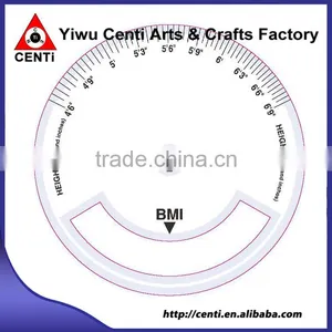 Custom Four Color Imprinted Plastic 2 Wheel BMI Calculator thumbnail-2