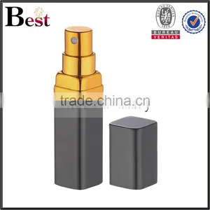 Cosmetic Packaging China 5ml Black Perfume Bottle Atomizer Mini Porkt Aluminum Outer Fragrance Perfume Glass Bottle thumbnail-4