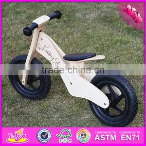 2016 New Design Log Color Wooden Balance Bike for Toddlers W16C155 thumbnail-6