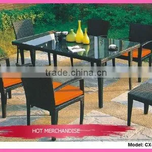 Black Wicker Chair thumbnail-1