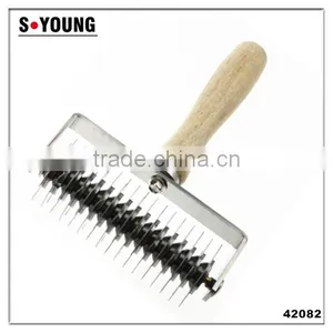 42082 Dough Bread Cookies Pie Cake Lattice Pastry Cutter Roller Kitchen Tool Craft New thumbnail-1