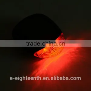 2016 Hot Cycling Bicycle Bike 5 LED Red Rear Tail Back UFO 180 Round Warning Lamp Light thumbnail-2
