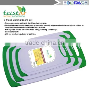 Manufacturer of Promotional Big Medium Small 3 PCS Green Plastic Cutting Board, and PP Cutting Board thumbnail-2