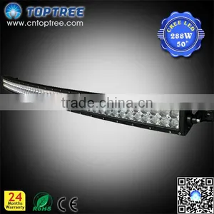 Curved Jeep Light Bar Leds 50'' Led Light Bar 288W thumbnail-1