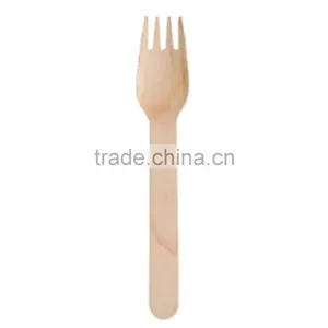 Striped Wooden Utensils Wooden Cutlery Disposable Tableware Set thumbnail-4