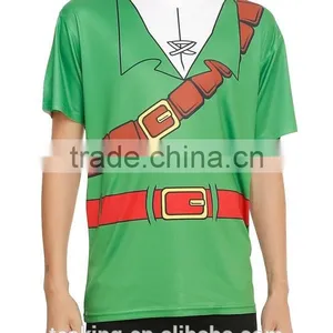 Custom 100% Polyester Cheap Sublimation T-shirt thumbnail-1