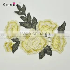 2017 New Arrival Clothing Accessories Embroidery Patch Flower Decoration From Keering WEF-759 thumbnail-1