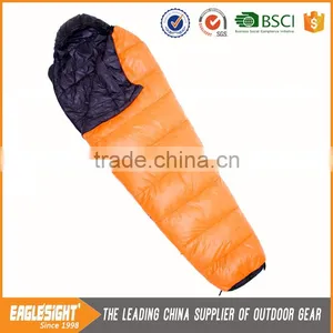 2017 Yellow Premium Quality Duck Down Sleeping Bag For Adult thumbnail-1