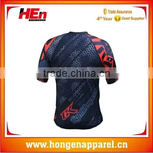 Hongen Apparel Custom Stretch Lycra Compression Shirt Mma 2017 Rash Guards thumbnail-2