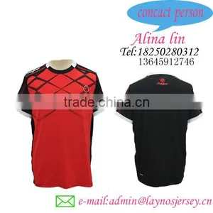 100%polyester Dry Fit Wholesale Blank Football Jersey thumbnail-3