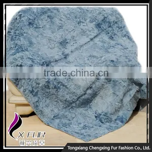 CX-D-50B Customize Design Genuine Sheep Lamb Fur Fur Blanket thumbnail-2