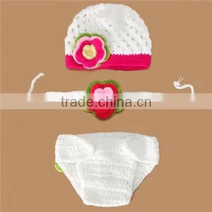Handmade Crochet Funny Baby Diaper Cover and Hat Pattern thumbnail-1