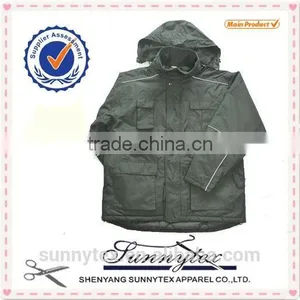 Workwear Rainproof Reflective Piping Men Winter Jackets thumbnail-1