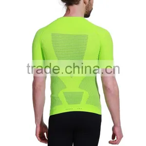 Seamless High Stretch Tight Breathable Men Short Half Sleeve Running t Shirt thumbnail-2