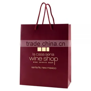 Matte Laminated Eurotote Shopping Bag - Features Cardboard, Dimensions Are 8" x 4" x 10" and Comes With Your Logo. thumbnail-3